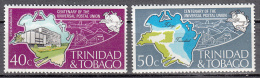 Trinidad And Tobago   Scott No   243-44    Mnh    Year  1974 - Trinité & Tobago (1962-...)