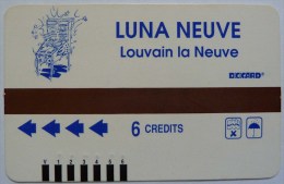 BELGIUM - Theme Park Phonecard - Luna Neuve - 6 Unit Digicard - Used - Service & Tests