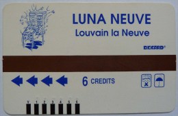 BELGIUM - Theme Park Phonecard - Luna Neuve - 6 Unit Digicard - Used - [3] Servicios & Ensayos