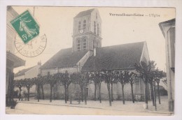 CPA DPT 78 VERNEUIL SUR SEINE, L EGLISE En 1915!! - Verneuil Sur Seine