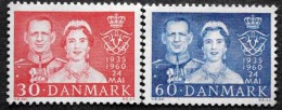 Denmark 1960   Minr.381-82   MNH  (**)   ( Lot L 2684  ) - Nuovi