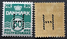 Denmark 1967 Perfin Minr.456y MNH (**) ( Lot L 1745 ) - Unused Stamps