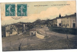 MONCLAR DE QUERCY  La Poste Et Quartier Foirail TTB - Montclar De Quercy
