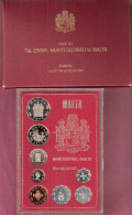 MALTA FIRST PROOFSET 1972 KMPS I ONLY 8000 PCS. SCARCE SET, NOT OFTEN OFFERED,ORIGINAL PACKED - Malta