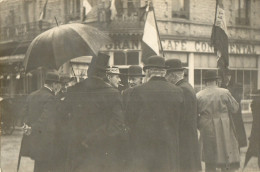 BERCK (62) Carte Photo Cérémonie Devant Le Grand Café Continental Rue De L'Impératrice - Berck