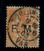 Francia Posta Militare - 1901 - Usato/used - Ordinari - Mi N. 1 - Militärische Franchisemarken