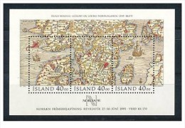 Islanda - 1990 - Nuovo/new - Esplorazione - Mi Block 11 - Unused Stamps