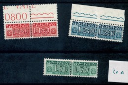 Italia - 1966 - Nuovo/new MNH - Pacchi In Concessione - Mi N. 15/17 - Colis-concession