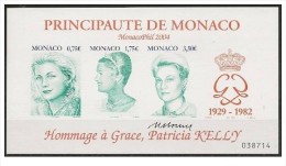 Monaco - 2004 - Nuovo/new - Grace Kelly - Mi Block 87 - Other & Unclassified