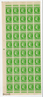 CERES DE MAZELIN - Demi-feuille (gauche) Du  2F Vert (N° 680**) Avec  "N° De Feuille Sous 91e Timbre" - 1945-47 Ceres Of Mazelin