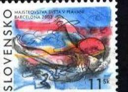 Slovakia 2003 Mi 462 ** Swimming EC Barcelona - Unused Stamps