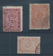 Lot De 3 Timbres Taxes  Obl - Strafport