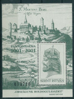 1379 Hungary 2001 History 11th Century Memorial Sheet Green MNH - Abbazie E Monasteri