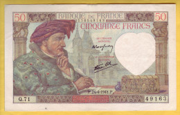 BILLET FRANCAIS - 50 Francs Jacques Coeur 24.4.1941 TTB+ - 50 F 1940-1942 ''Jacques Coeur''