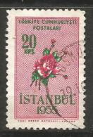 Turkey 1955 Mi 1425 O, Flowers, Roses | Rosa Hybr. - Usati