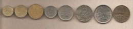 Francia - Set Completo - Da 5 Centesimi A 10 Franchi - Vari Anni - - Verzamelingen