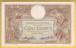 BILLET FRANCAIS - 100 Francs Luc Olivier Merson 29-6-1933 TTB+ - 100 F 1908-1939 ''Luc Olivier Merson''