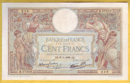 BILLET FRANCAIS - 100 Francs Luc Olivier Merson 27-1-1938 TTB+ - 100 F 1908-1939 ''Luc Olivier Merson''