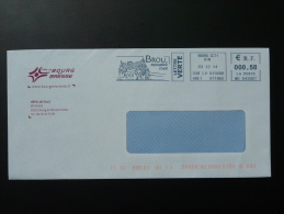 Monastère De Brou Mairie De Bourg En Bresse EMA Sur Lettre Slogan Meter On Cover - Klöster