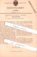 Original Patent - Gebrüder Hohagen In Velbert , 1882 , Thürdrückerbefestigung !!! - Velbert