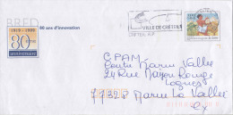 PAP Timbré Sur Commande BRED 80ème Anniversaire - Timbre Scribe - Agrément N°889 Lot 246/869 Au Verso Oblitéré - Prêts-à-poster:Stamped On Demand & Semi-official Overprinting (1995-...)