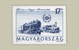 HUNGARY 1993 TRANSPORT Railways Trains LOCOMOTIVE - Fine Set MNH - Unused Stamps