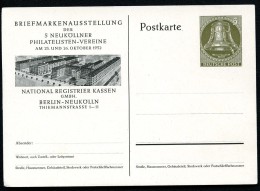 BERLIN PP12 D2/003 Privat-Postkarte AUSSTELLUNG NEUKÖLLN ** 1952  NGK 40,00 € - Privatpostkarten - Ungebraucht