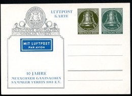 BERLIN PP14 B2/001 Privat-Postkarte MGSV ** 1952  NGK 50,00 € - Postales Privados - Nuevos