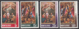 Montserrat    Scott No  208-11   Unused Hinged    Year 1968 - Montserrat