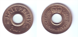 Fiji 1/2 Penny 1954 - Figi