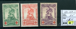 N° 126-128 X -13 - 1914 - 1914-1915 Croix-Rouge