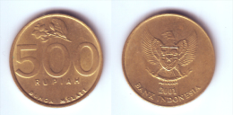 Indonesia 500 Rupiah 2001 - Indonésie