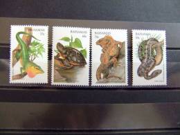 BAHAMAS 1996 PROTECTION DE L'ENVIRONNEMENT (REPTILES) Yvert Nº 899 / 902 ** MNH - Serpents