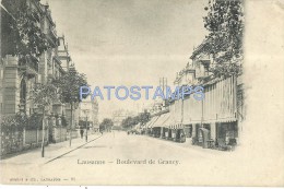 3428 SWITZERLAND LAUSANNE VAUD BOULEVARD OF GRANCY POSTAL POSTCARD - Grancy