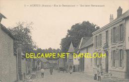 80 // ACHEUX  Rue De Bertrancourt,  ANIMEE - Acheux En Amienois