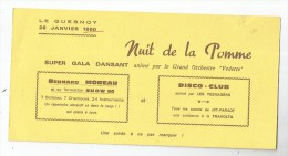 Programme , LE QUESNOY , 1980 , Nuit De La POMME  , 2 Scans - Programmes