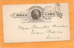 United States 1887 Card Mailed - ...-1900