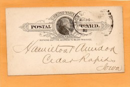 United States 1888 Card Mailed - ...-1900