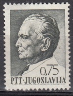 Jugoslavia, 1968/72 - 75p Marshal Tito - Nr.929 MLH* - Unused Stamps