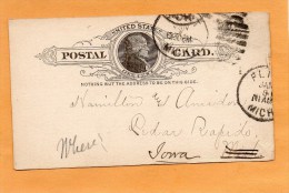 United States 1889 Card Mailed - ...-1900