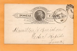 United States 1888 Card Mailed - ...-1900