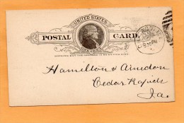 United States 1887 Card Mailed - ...-1900