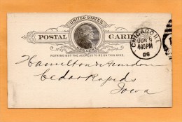 United States 1888 Card Mailed - ...-1900