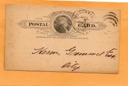 United States 1893 Card Mailed - ...-1900