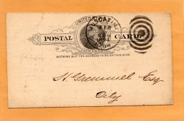 United States 1894 Card Mailed - ...-1900