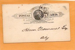 United States 1895 Card Mailed - ...-1900