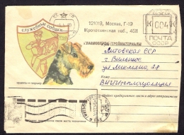 Fauna Pet Airedale Terrier Dog Hunde On Russia Russie USSR Used Cover Issued 17 01 1979 - Hunde