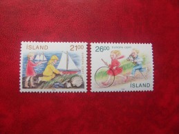 ISLANDIA 1989, YVERT 654-55,  **MNH** - Unused Stamps