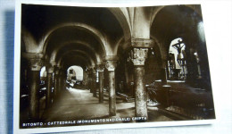 BITONTOTO -- FASCISMO -1930 - CATTEDRALE - LA CRIPTA - Bitonto