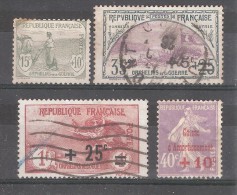 France, Petit Lot De 4 Timbres Orphelins De La Guerre / Caisse D'Amortissement , Neufs Et Obl, Cote 100 Euros - 1927-31 Sinking Fund